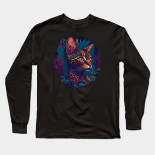 Cat Breed - Ocicat Cat Long Sleeve T-Shirt